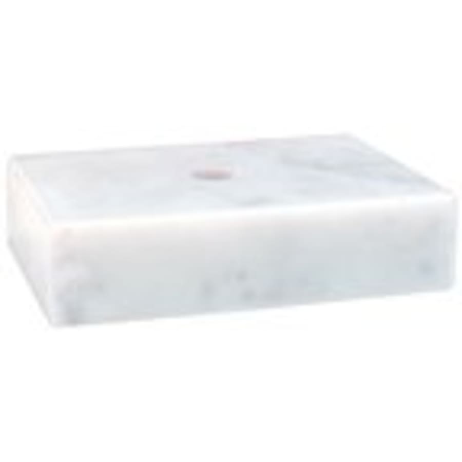 Trophy Marble Bases, Black and White (Packs of 10, 25 or 50) - 2" x 2" White Centerhole Countersunk Trophy Marble