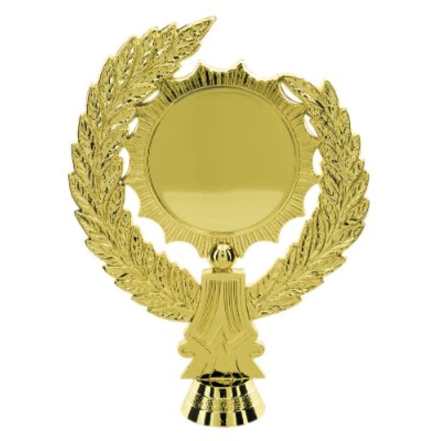 Trophy Plaque Mount Holders for 2" Inserts (Packs) - 5 1/2" Wreath 2" Insert Holder Figure