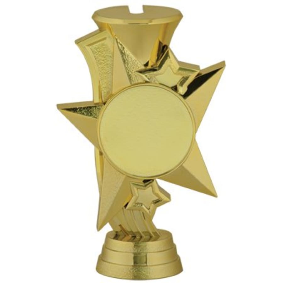 Trophy Plaque Mount Holders for 2" Inserts (Packs) - 5 3/4" Star Riser with 2" Insert Holder