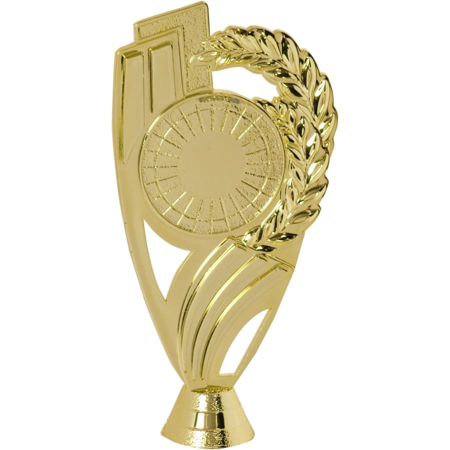 Trophy Plaque Mount Holders for 2" Inserts (Packs) - 6 1/2" Curved Wreath 2" Insert Holder Figure