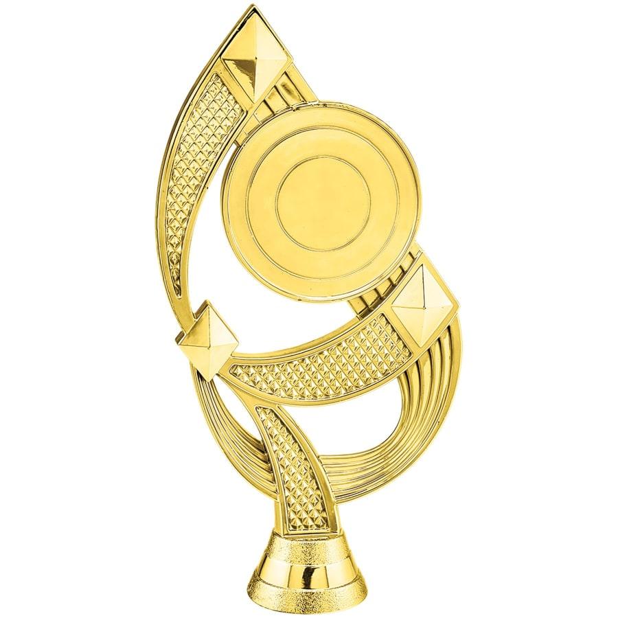 Trophy Plaque Mount Holders for 2" Inserts (Packs) - 6 1/2" Gold 3 Diamond 2" Insert Holder