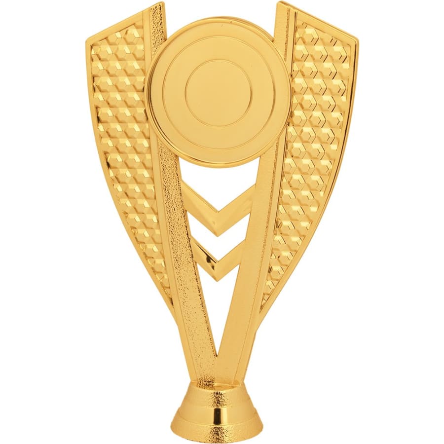 Trophy Plaque Mount Holders for 2" Inserts (Packs) - 6 1/2" Large Stippled 2" Insert Holder Figure