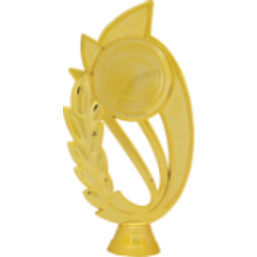 Trophy Plaque Mount Holders for 2" Inserts (Packs) - 6 1/2" Rising Wreath 2" Insert Holder Figure (PH74)