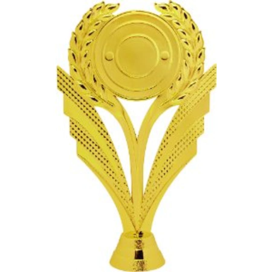 Trophy Plaque Mount Holders for 2" Inserts (Packs) - 6 1/2" Rising Wreath 2" Insert Holder Figure