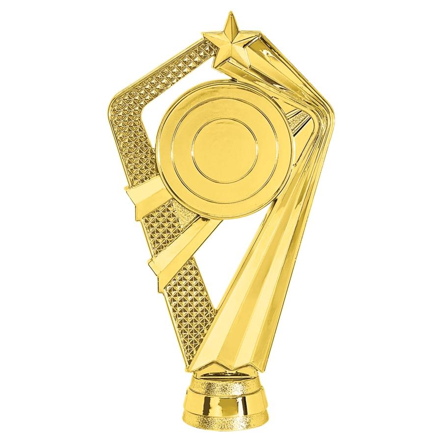 Trophy Plaque Mount Holders for 2" Inserts (Packs) - 6" Gold Star 2" Insert Holder Figure