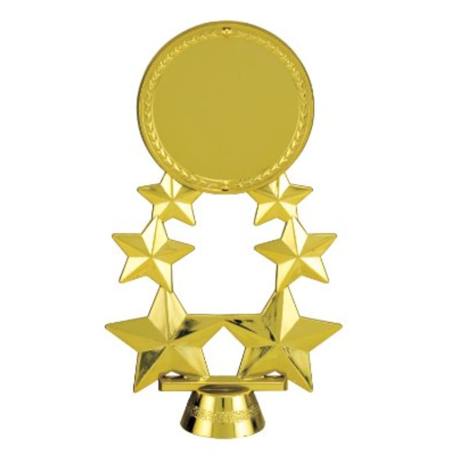 Trophy Plaque Mount Holders for 2" Inserts (Packs) - 6" Rising Star 2" Insert Holder Figure