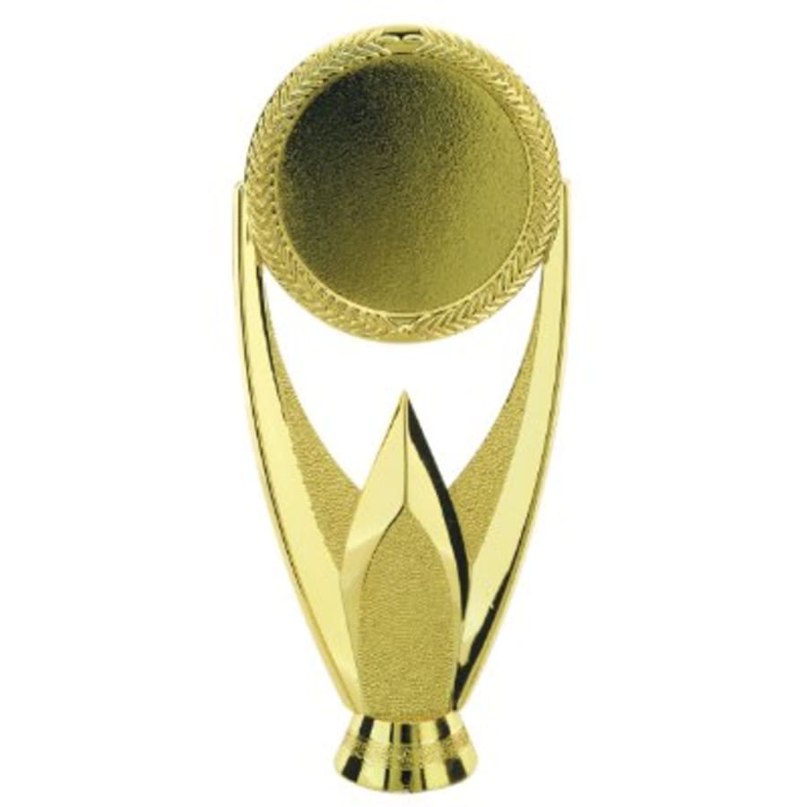 Trophy Plaque Mount Holders for 2" Inserts (Packs) - 6" W Shape 2" Insert Holder Figure