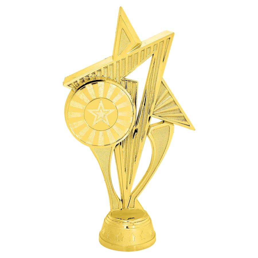 Trophy Plaque Mount Holders for 2" Inserts (Packs) - 7 1/2" Single Star 2" Insert Holder Figure