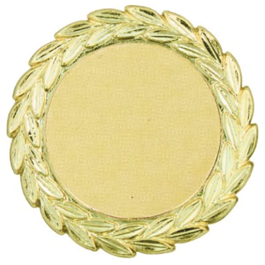 Trophy Risers and 2" Insert Holders (Packs) - 2 7/8" Gold Plaque Mount with 2" Insert Holder