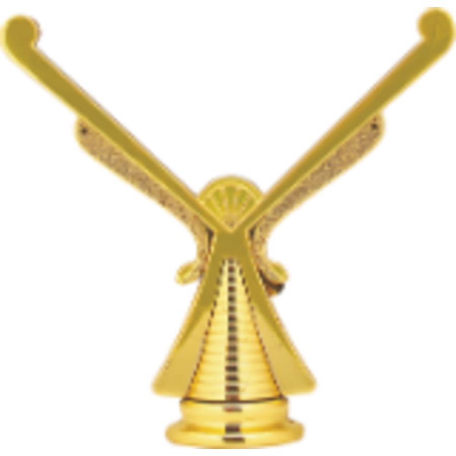 Trophy Risers and 2" Insert Holders (Packs) - 4 1/2" Gold Tile/Metal Holder Figure