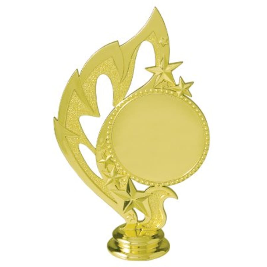 Trophy Risers and 2" Insert Holders (Packs) - 5 1/2" Flame 2" Insert Holder Figure