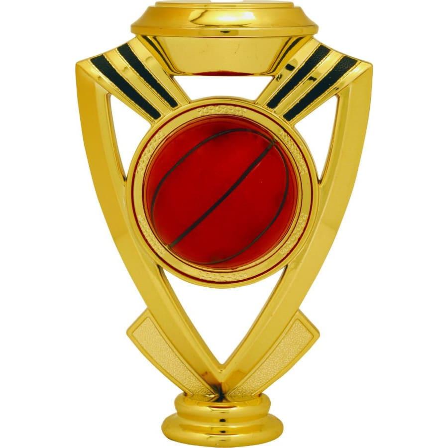 Trophy Risers and 2" Insert Holders (Packs) - 5" Basketball Sport Shield Riser