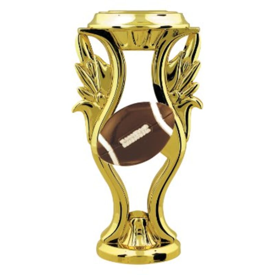 Trophy Risers and 2" Insert Holders (Packs) - 5" Color Football Riser