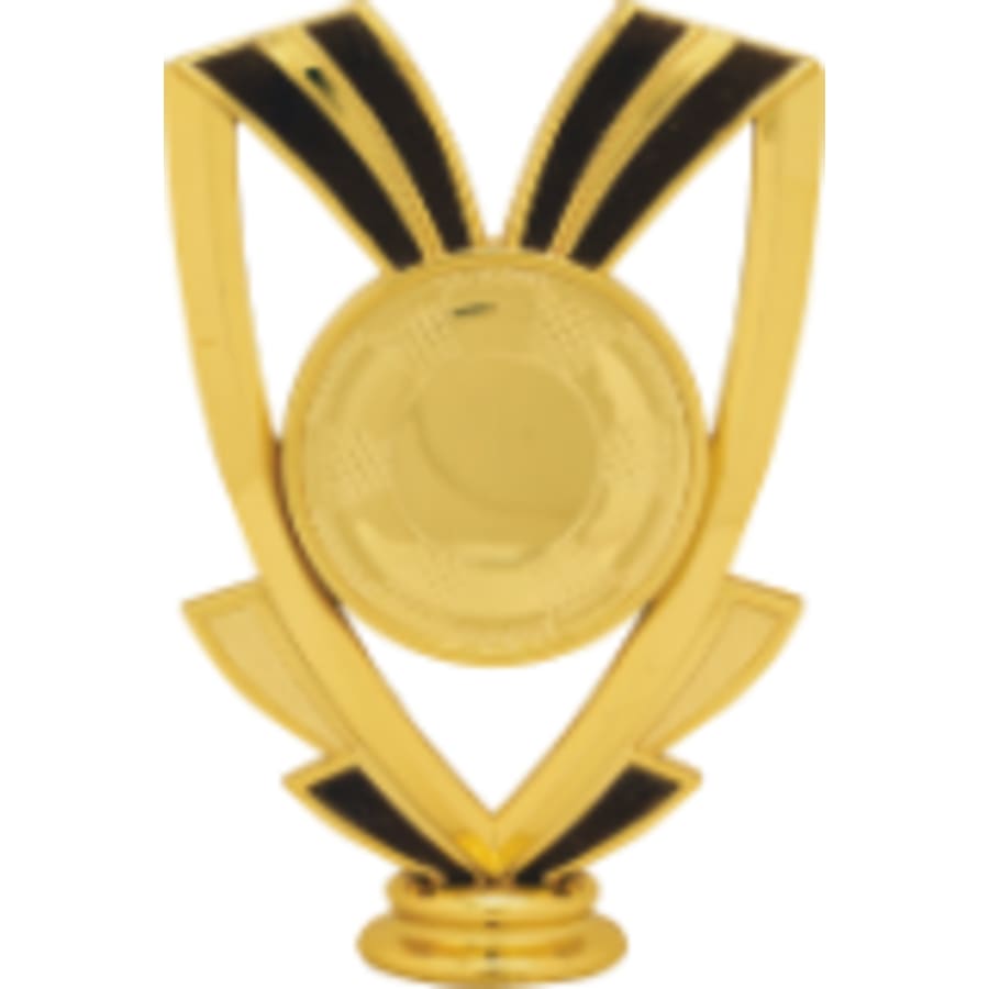 Trophy Risers and 2" Insert Holders (Packs) - 5" Ribbon Figure with 2" Insert Holder