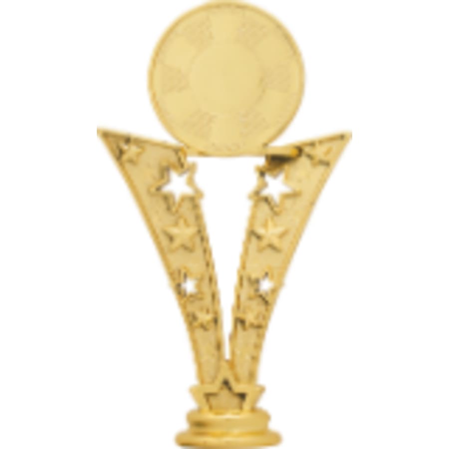 Trophy Risers and 2" Insert Holders (Packs) - 6" Split V 2" Insert Holder Figure