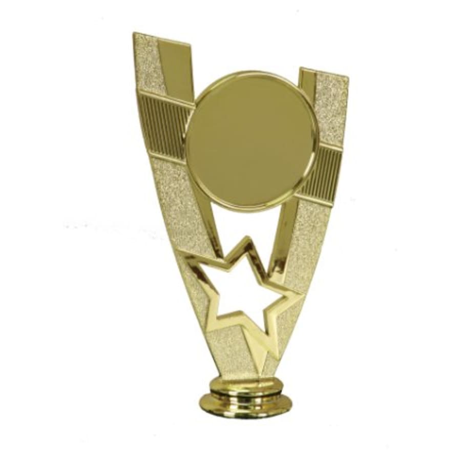 Trophy Risers and 2" Insert Holders (Packs) - 6" V-Star 2" Insert Holder Figure