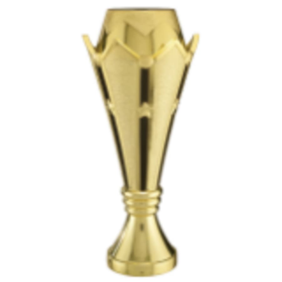 Trophy Risers and 2" Insert Holders (Packs) - 7" Gold/Black Royal Crown Riser