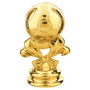 Trophy Trims: Sport Balls, Stars, Eagles and Place Circles (Packs) - 2 5/8" Gold Soccer Ball Trim