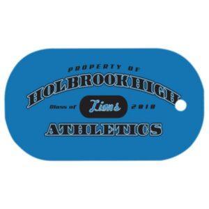 UV Print Blanks - 1 1/8" x 2" Kota Pro White Aluminum UV Print Dog Tag