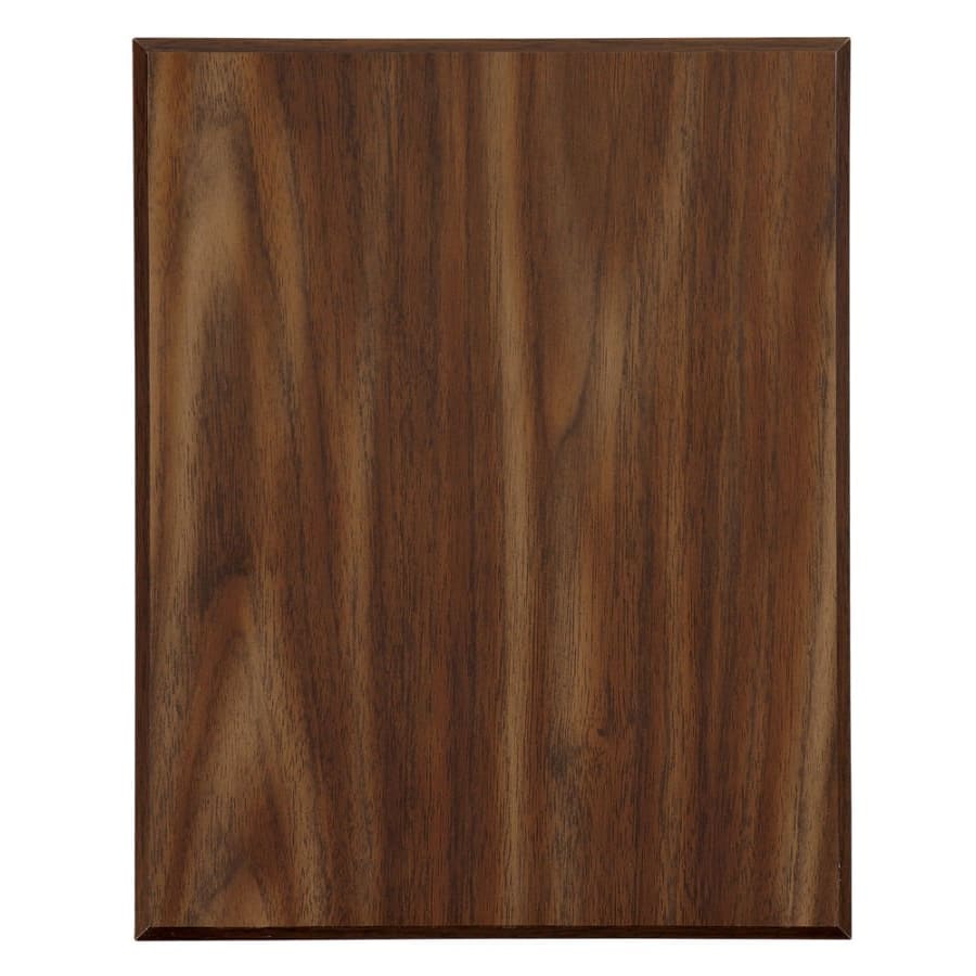 Value Plaque Boards, Blank (Cherry and Black Finish) - 5" x 7" Value 45 Degree Bevel Edge Walnut Finish Plaque