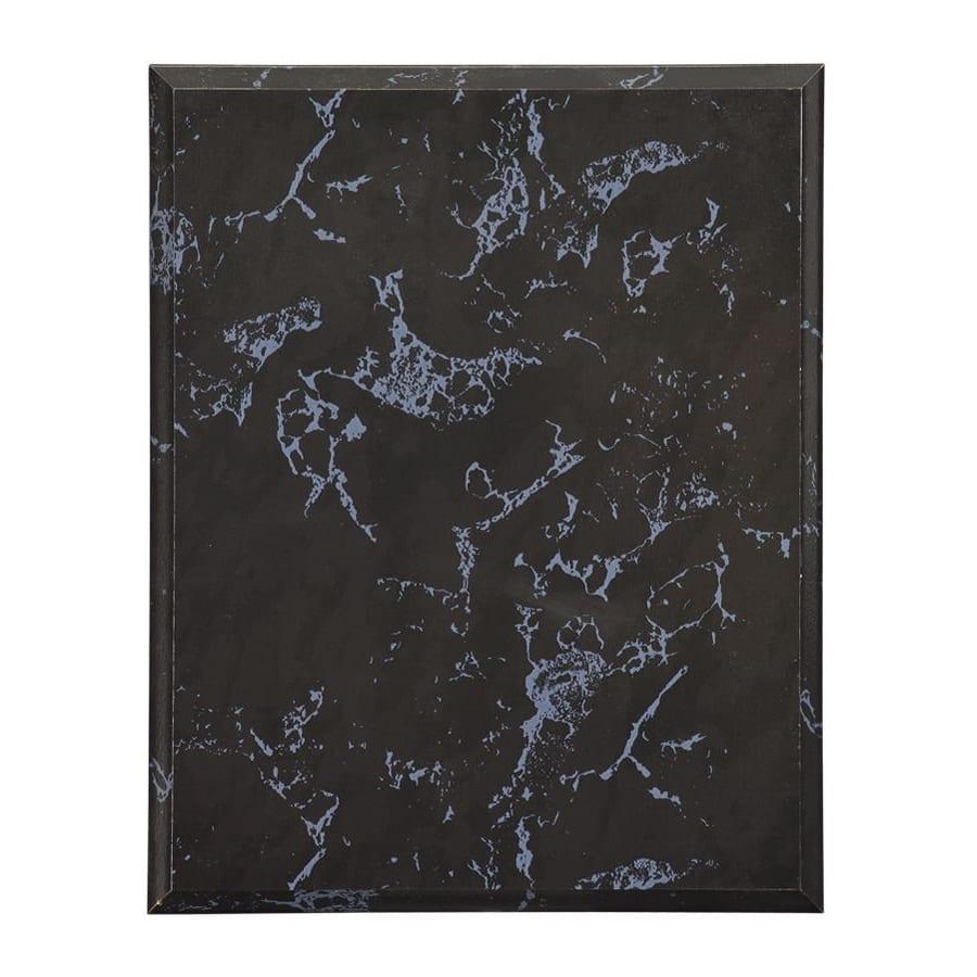 Value Plaque Boards, Blank (Cherry and Black Finish) - 7" x 9" Value Black Marble Finish Plaque