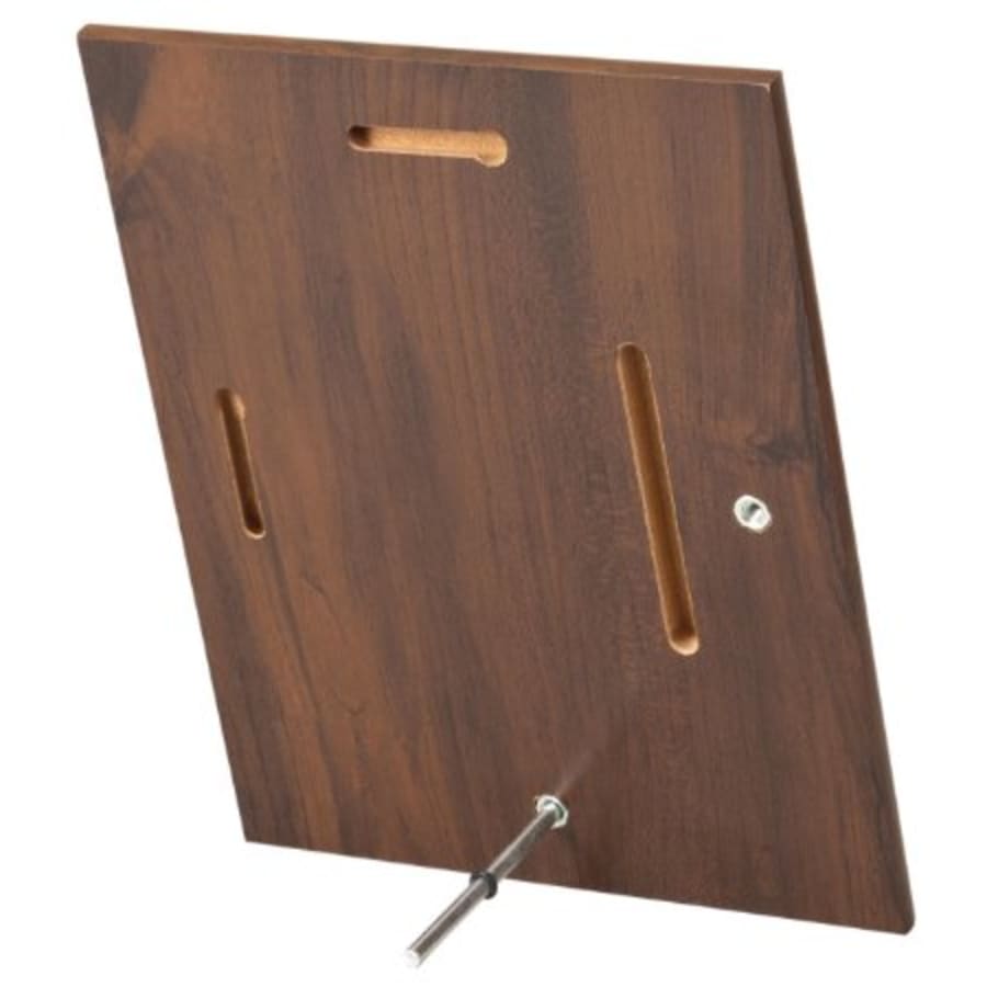 Value Plaque Boards, Blank (Cherry and Black Finish) - 8" x 10" Gloss Value Cherry Finish Plaque with Pin