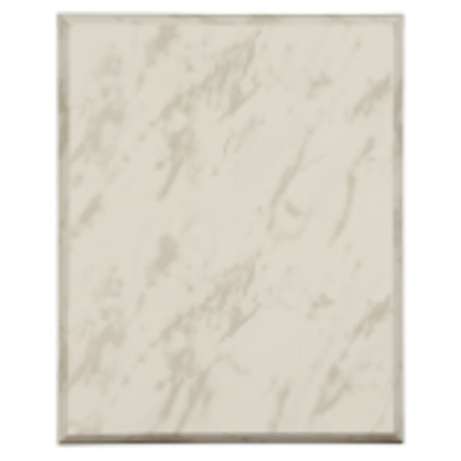 Value Plaque Boards, Blank (Cherry and Black Finish) - 8" x 10" Value White Marble Finish Plaque