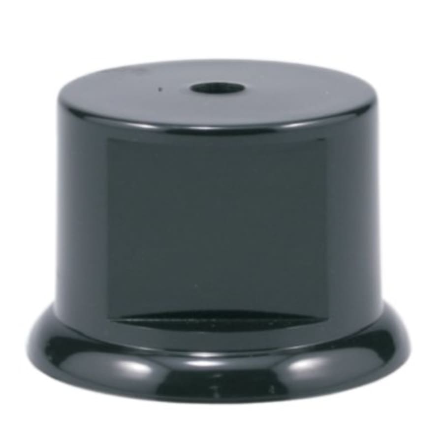 Weighted Plastic Trophy Bases: Square, Round and Pedestal - 2" Black Weighted Round Plastic Base