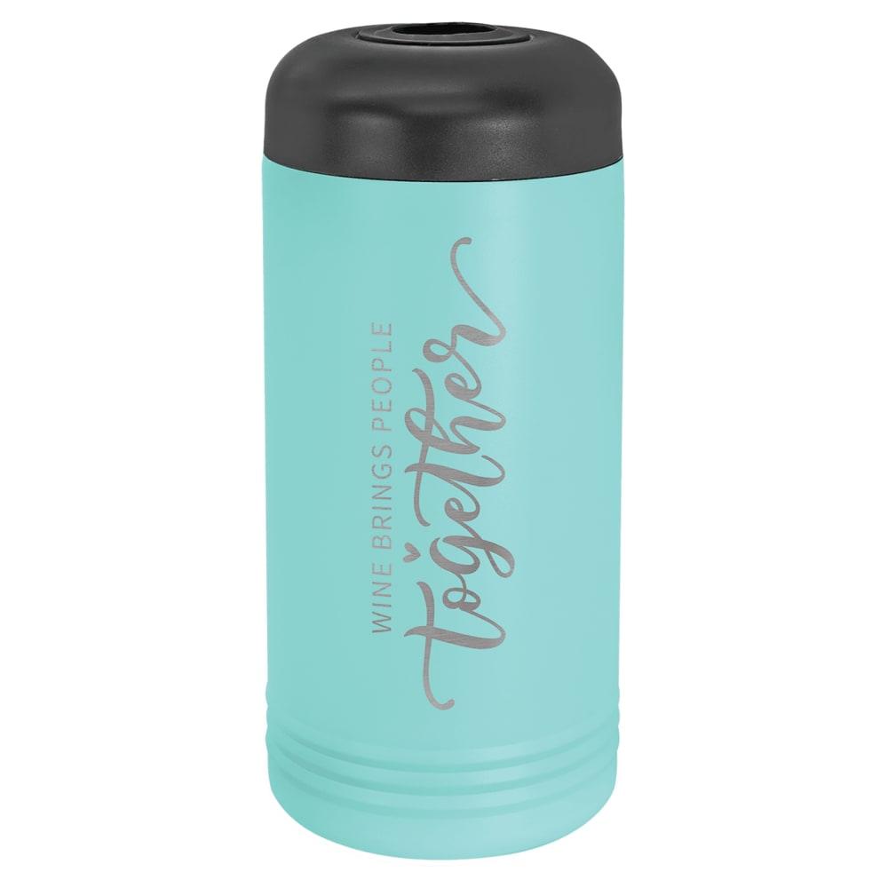Personalized Polar Camel Insulated Wine Bottle Chiller - Teal