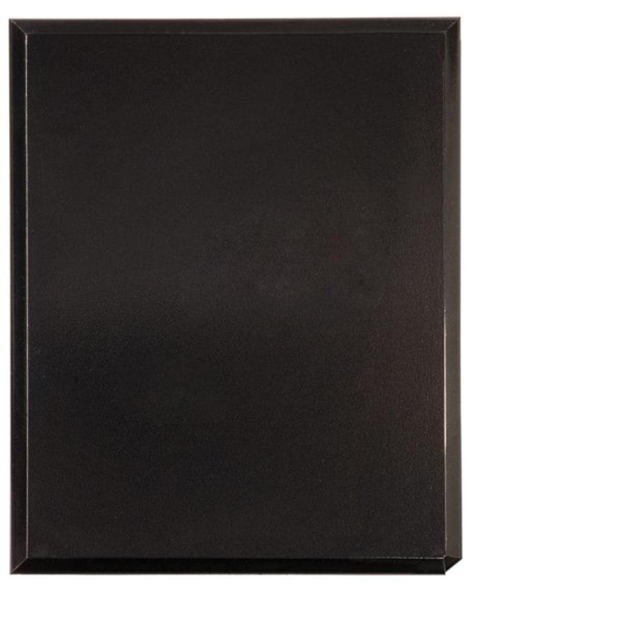 Wood-Finish Plaque Boards, Blank (Cherry, Walnut, Oak, Mahogany) - 10 1/2" x 13" High Gloss Solid Black Finish Plaque