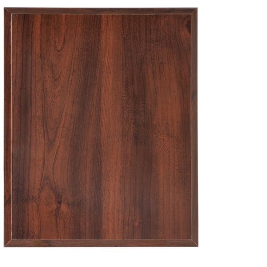 Wood-Finish Plaque Boards, Blank (Cherry, Walnut, Oak, Mahogany) - 6" x 8" High Gloss Cherry Finish Plaque