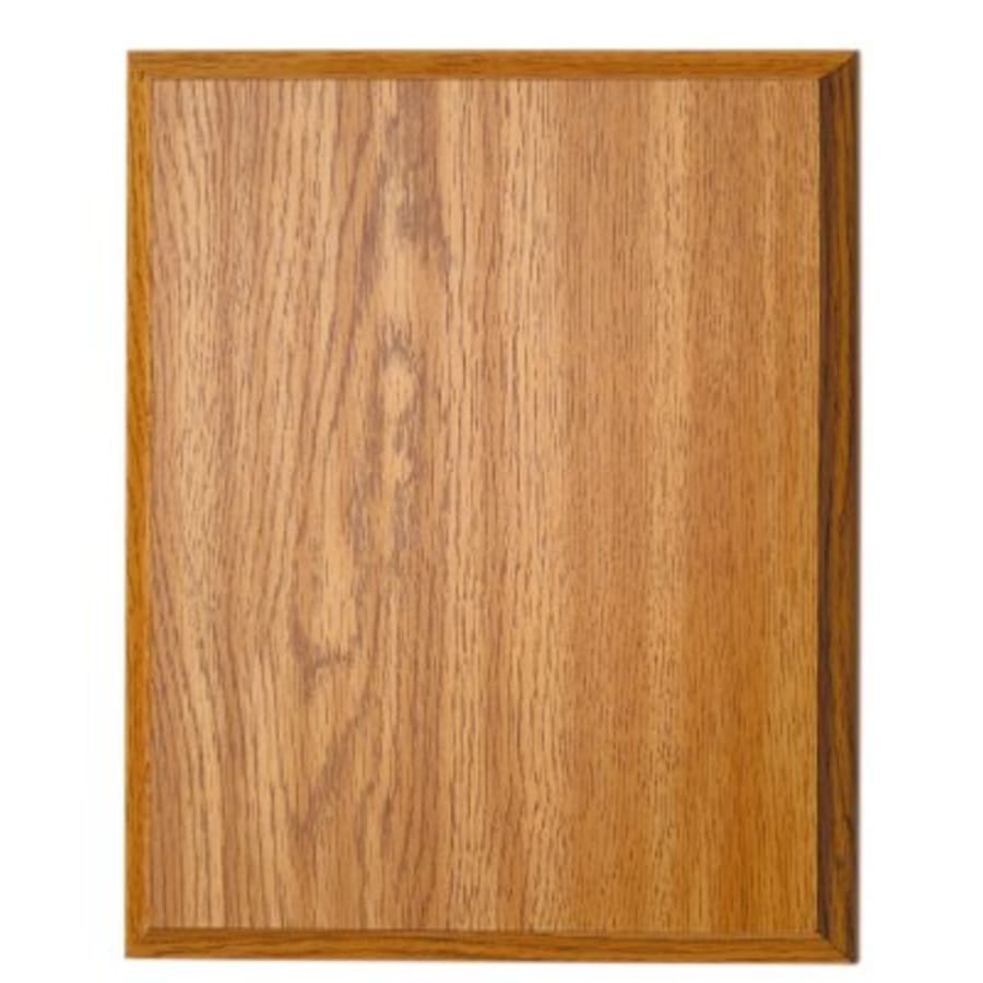 Wood-Finish Plaque Boards, Blank (Cherry, Walnut, Oak, Mahogany) - 6" x 8" Oak Finish Plaque