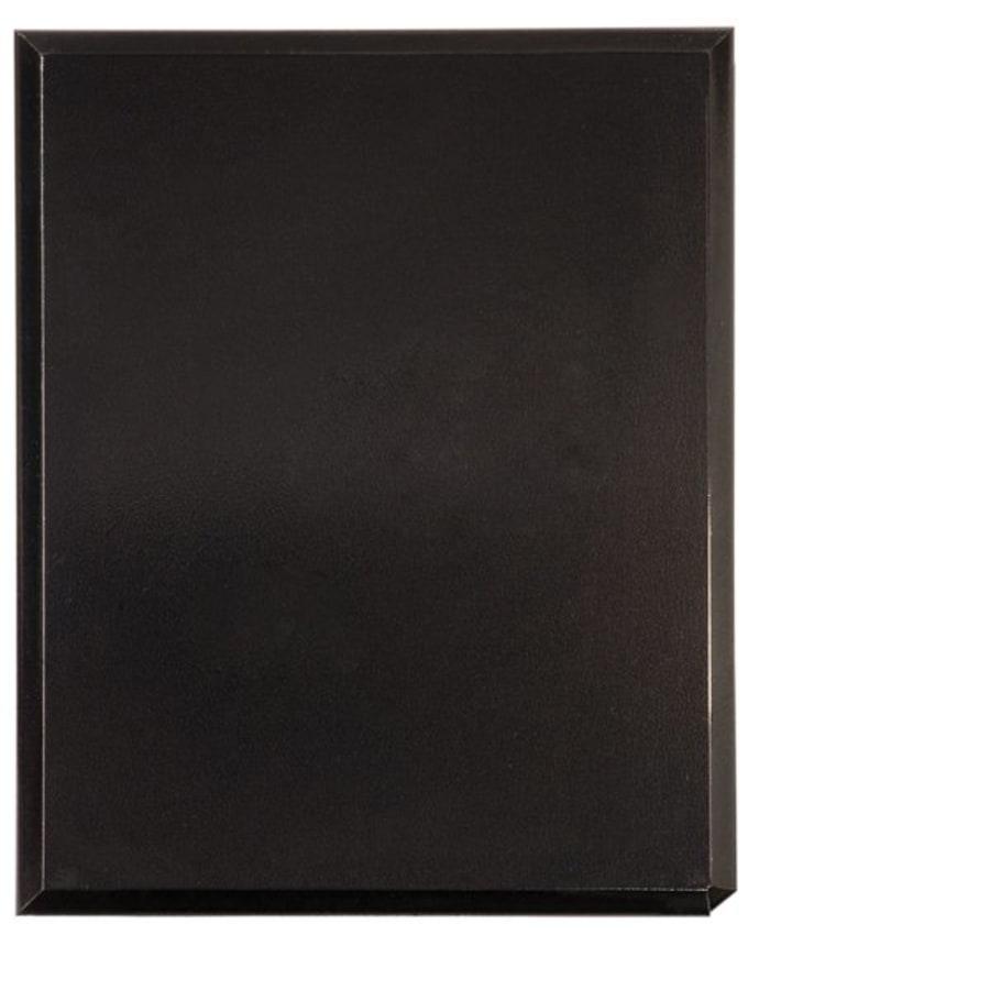 Wood-Finish Plaque Boards, Blank (Cherry, Walnut, Oak, Mahogany) - 9" x 12" High Gloss Solid Black Finish Plaque