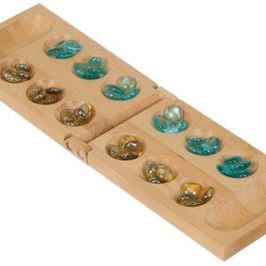 Personalized Wood Game, Mancala or Mini Bean Bag Toss - Mancala Set
